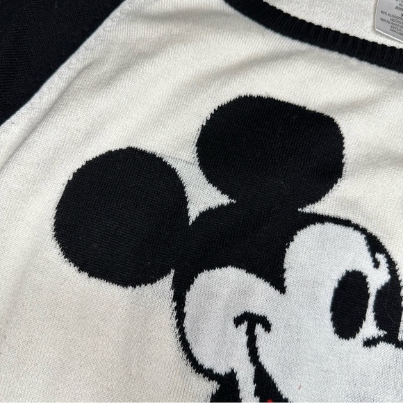 DISNEY Black & White Mickey Mouse Sweater - Size XL - Picture 2 of 6